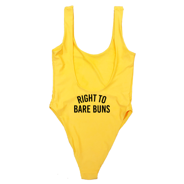 RIGHT TO BARE BUNS [BOOTY PRINT]