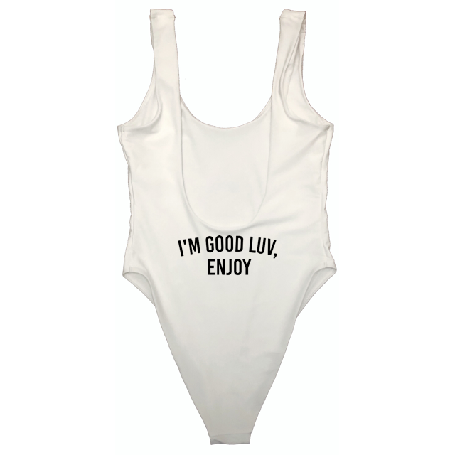 I’M GOOD LUV, ENJOY [BOOTY PRINT]