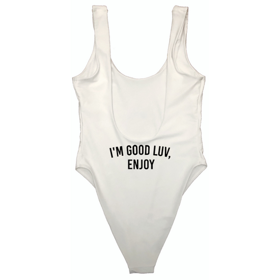 I’M GOOD LUV, ENJOY [BOOTY PRINT]