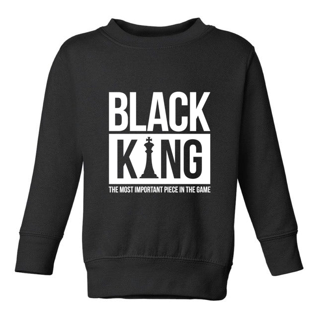BLACK KING SWEATSHIRT – TODDLERS