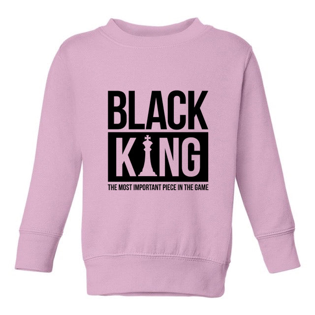 BLACK KING SWEATSHIRT – TODDLERS