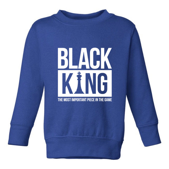 BLACK KING SWEATSHIRT – TODDLERS