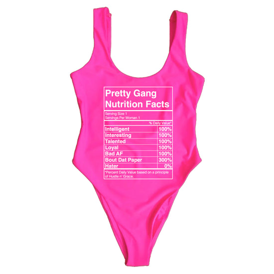 PRETTY GANG NUTRITION FACTS