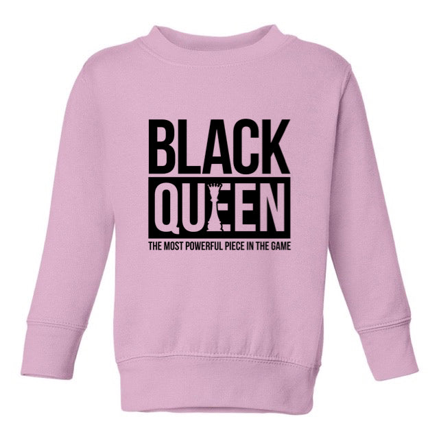 BLACK QUEEN SWEATSHIRT – TODDLERS