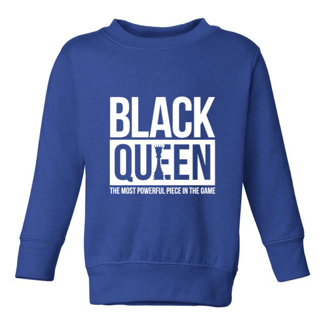 BLACK QUEEN SWEATSHIRT – TODDLERS