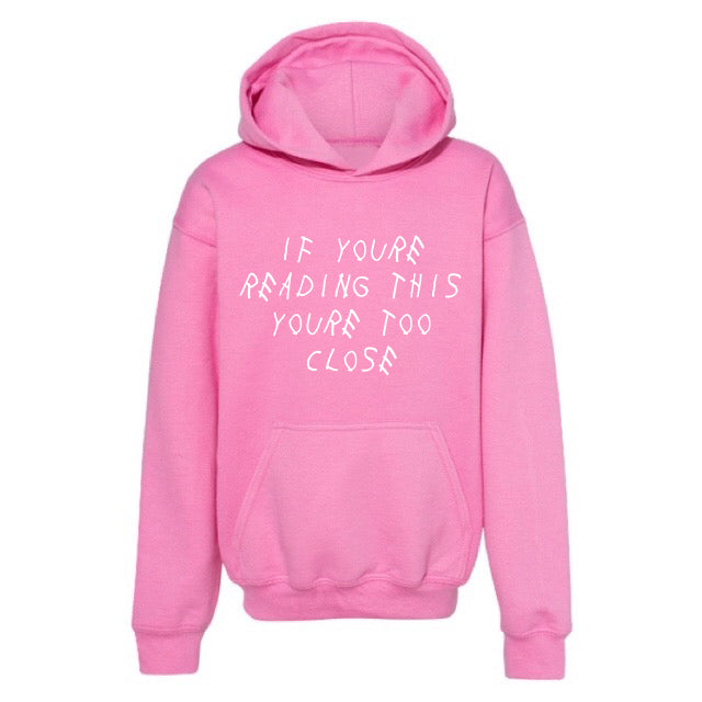 Load image into Gallery viewer, TOO CLOSE HOODIE – KIDS
