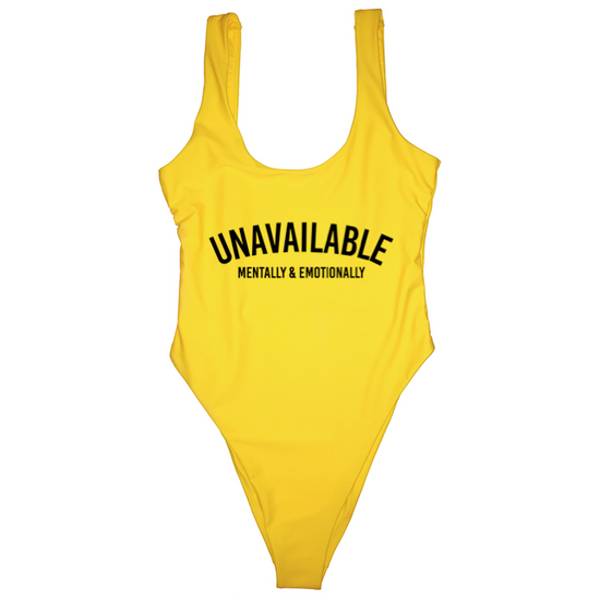 UNAVAILABLE MENTALLY + EMOTIONALLY