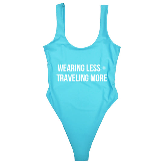 WEARING LESS + TRAVELING MORE