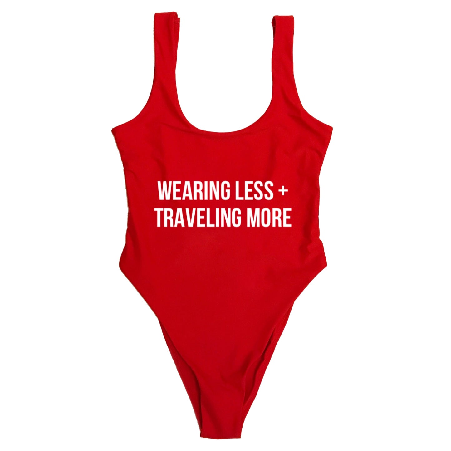 WEARING LESS + TRAVELING MORE