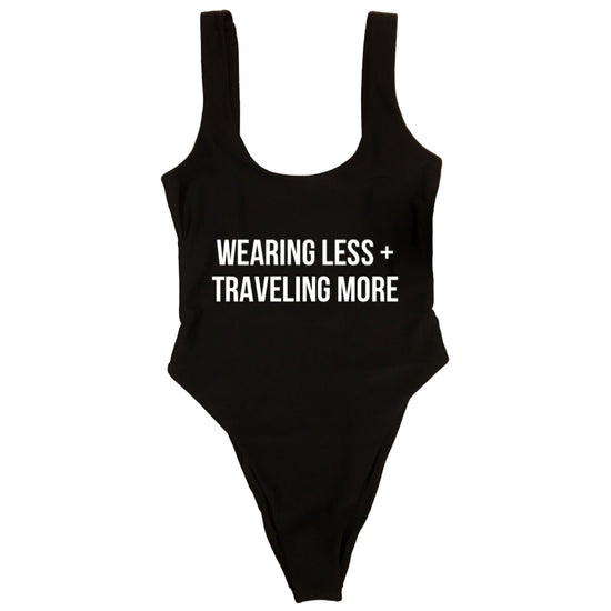 WEARING LESS + TRAVELING MORE